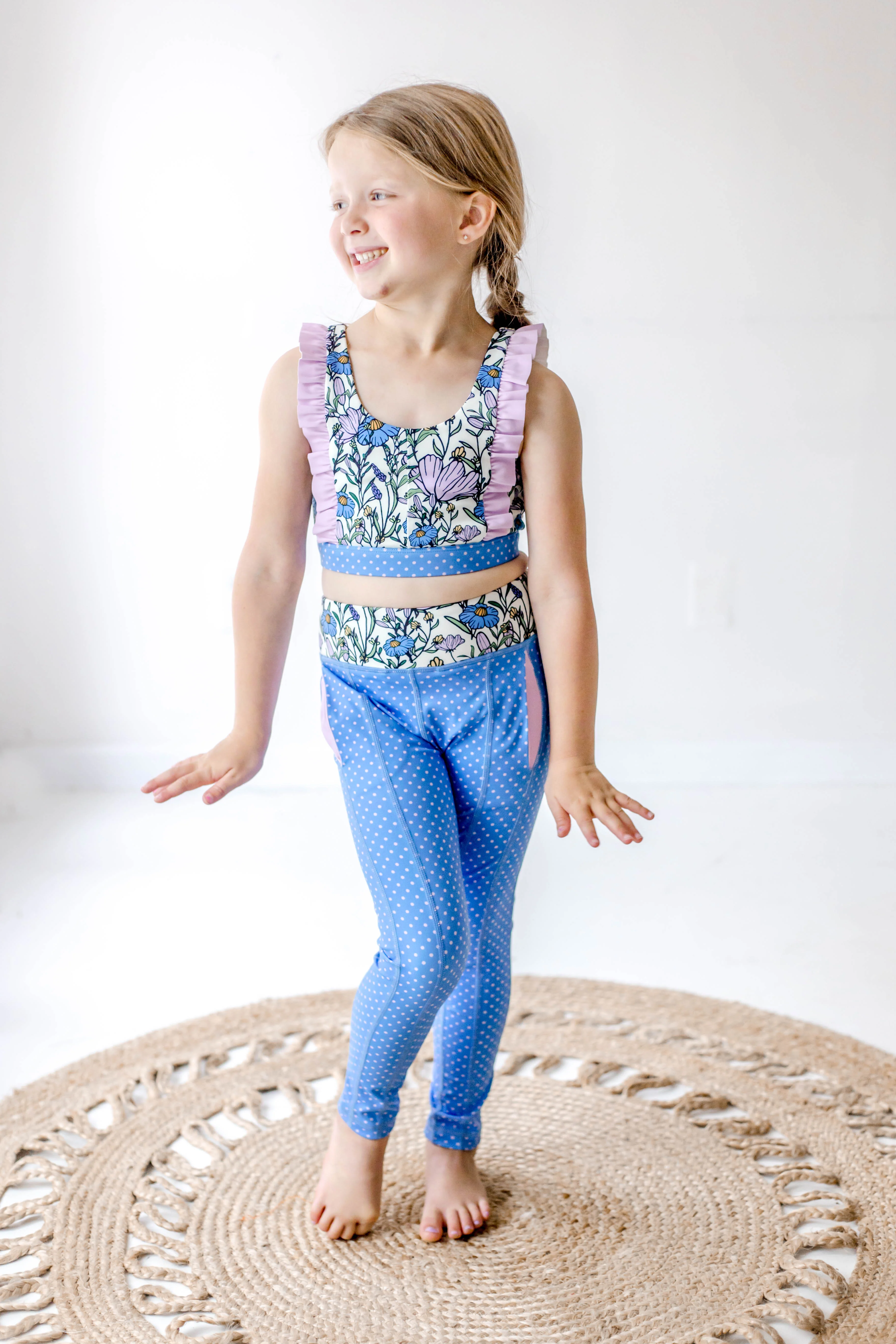 Blueberry Dot Active Leggings (Runs Small) - Image 9
