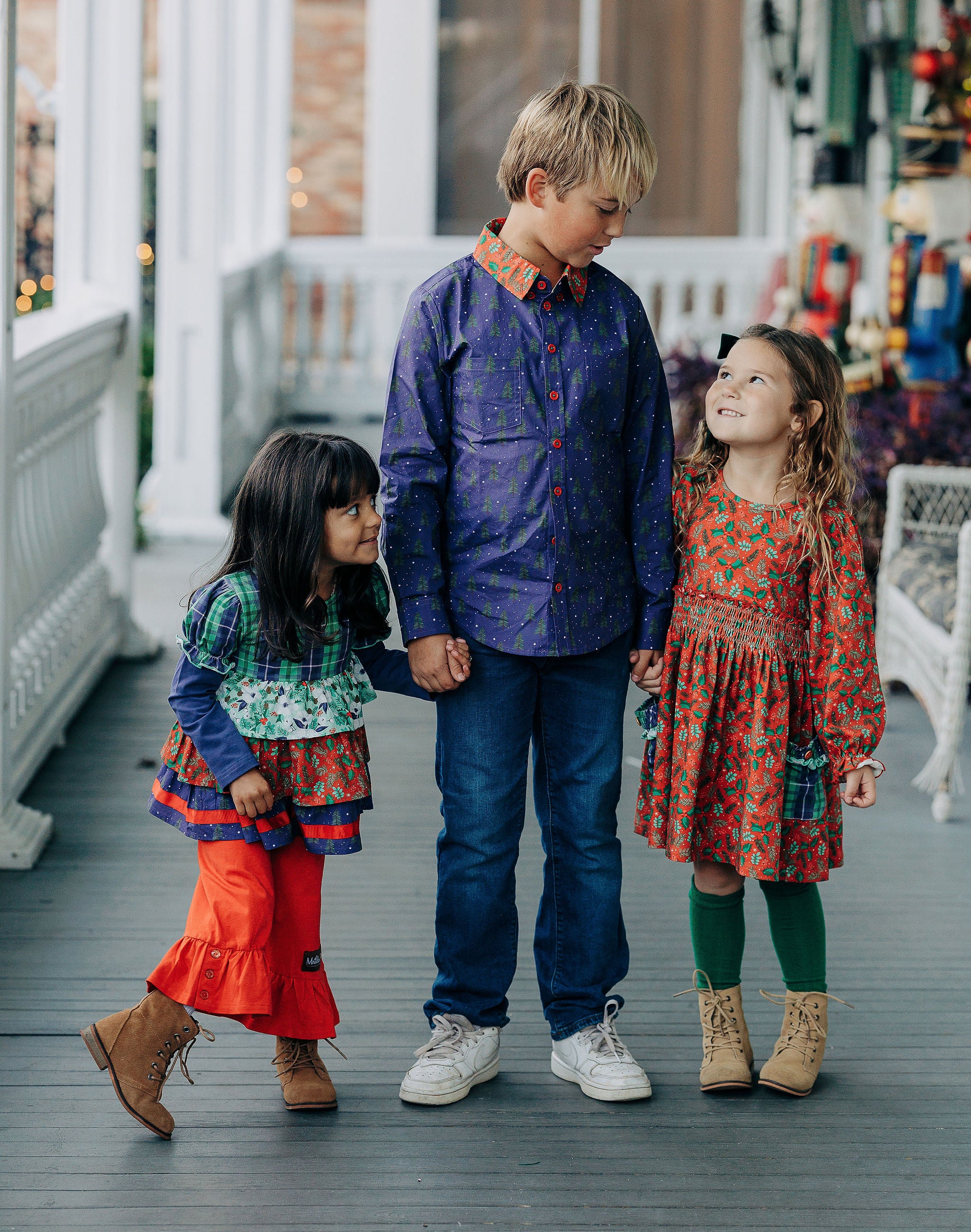 Boy's Button Shirt - Festive Little Wonders - Image 8