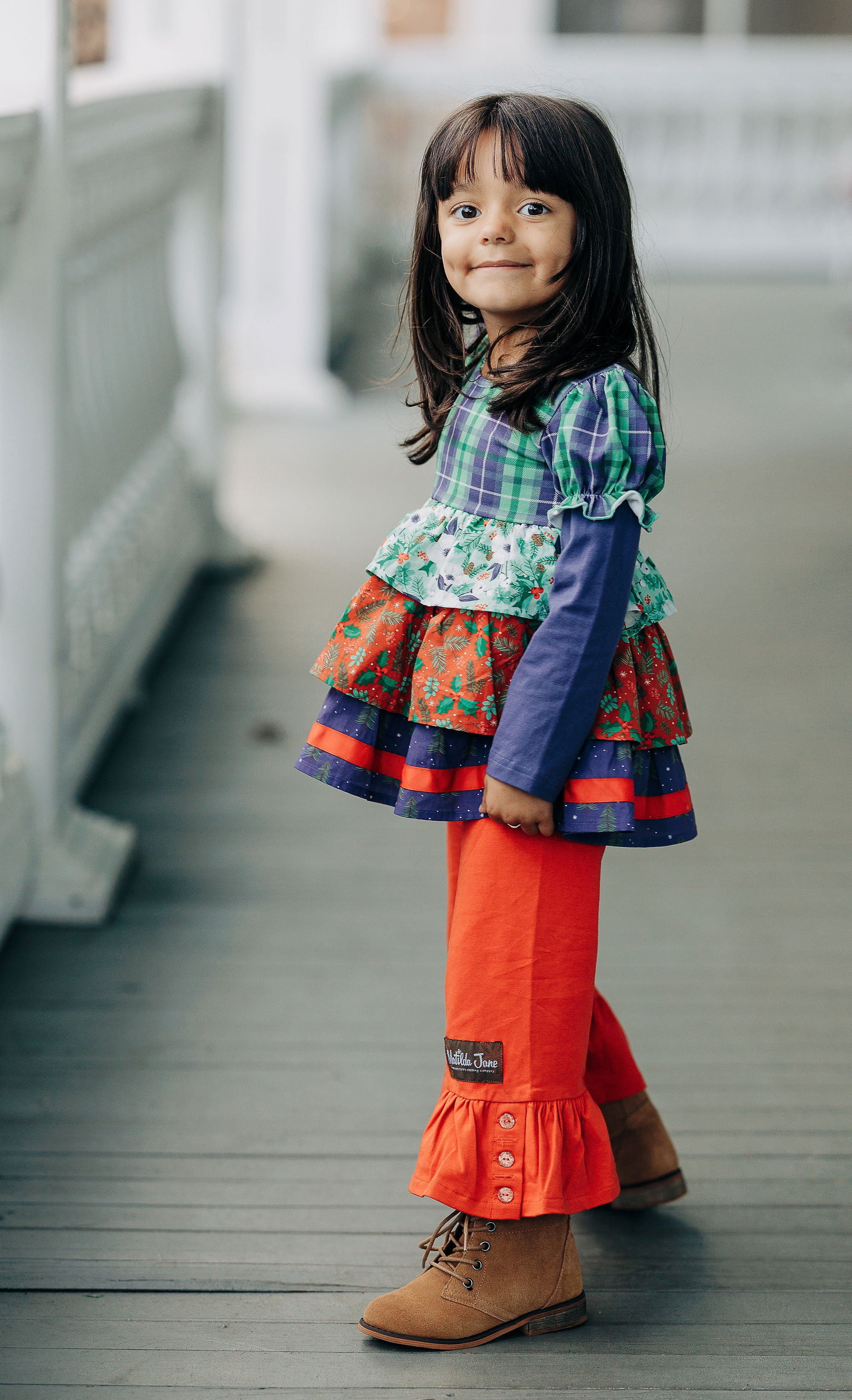 Festive Little Wonders Tiered Tunic - Image 7