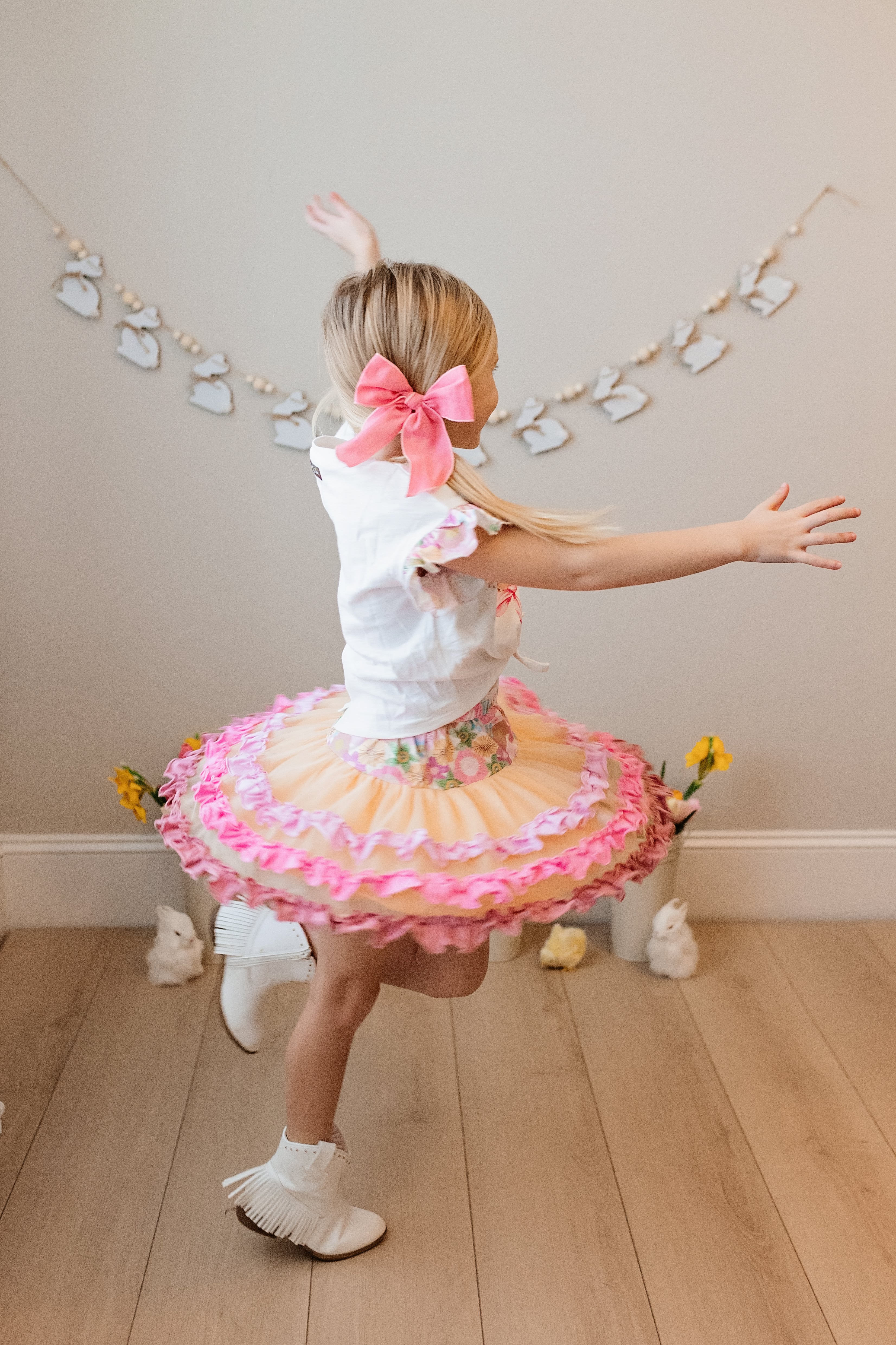 Flora & Flopsy Charm Ruffle Skirt - Image 11