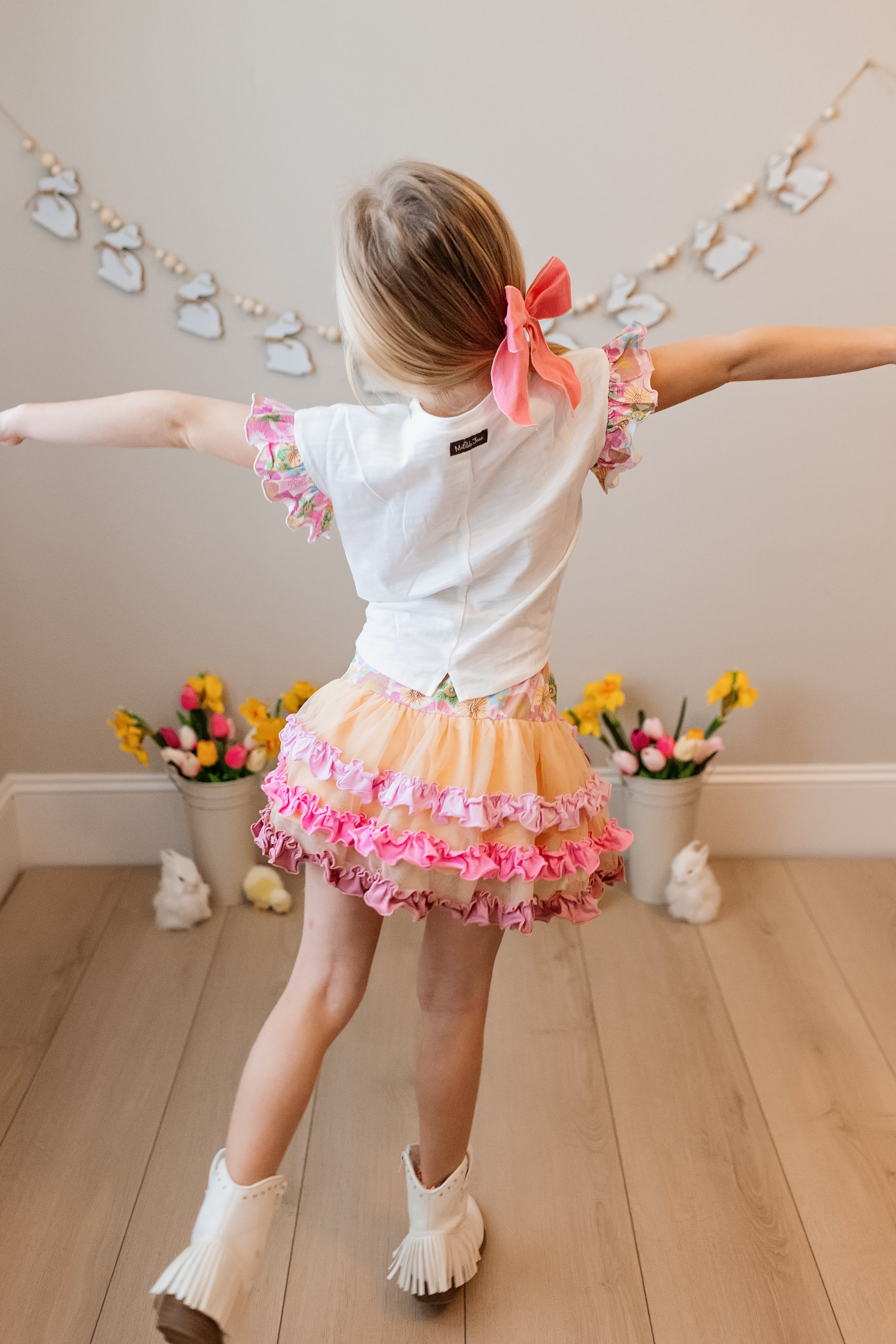 Flora & Flopsy Charm Ruffle Skirt - Image 12
