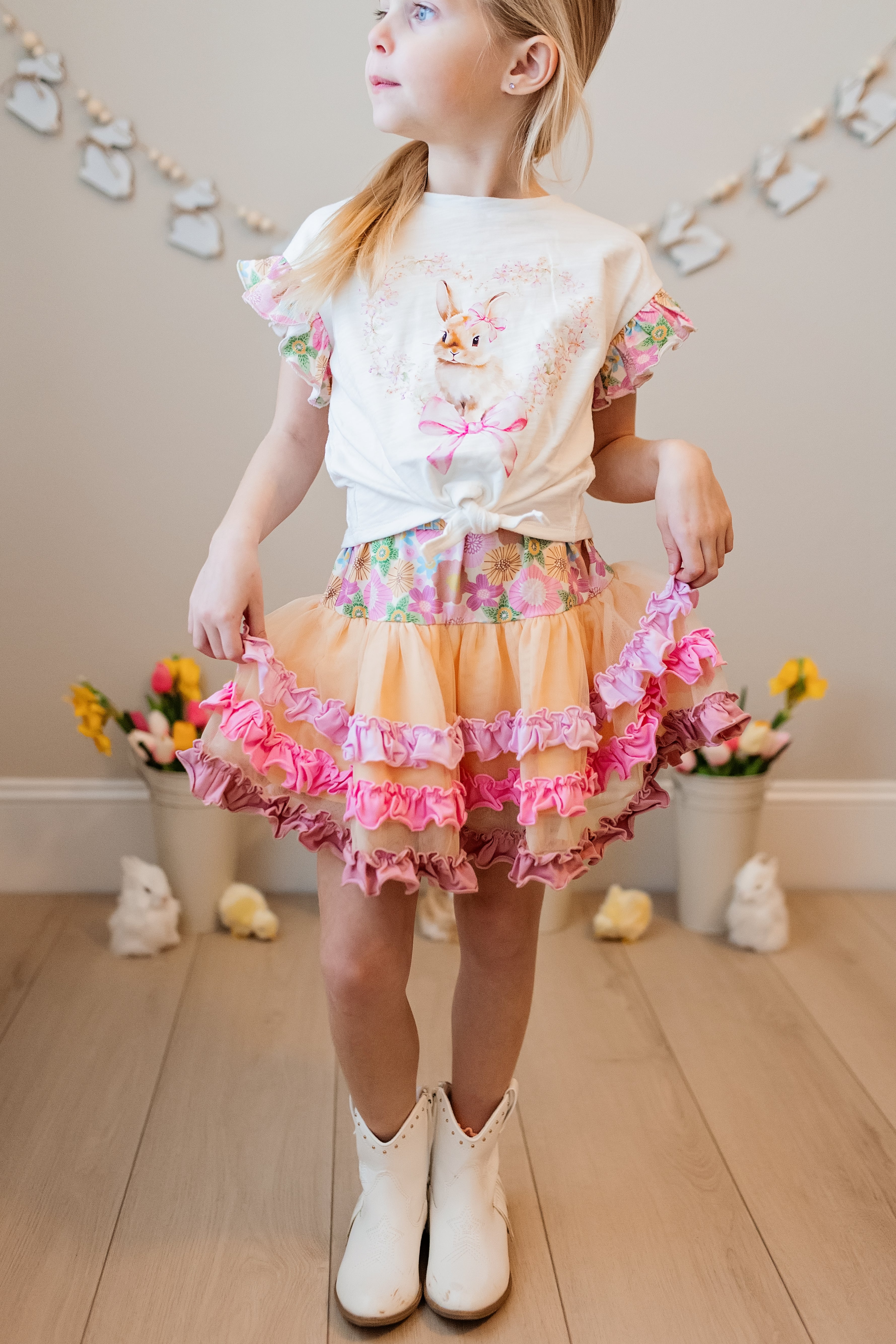 Flora & Flopsy Charm Ruffle Skirt - Image 5