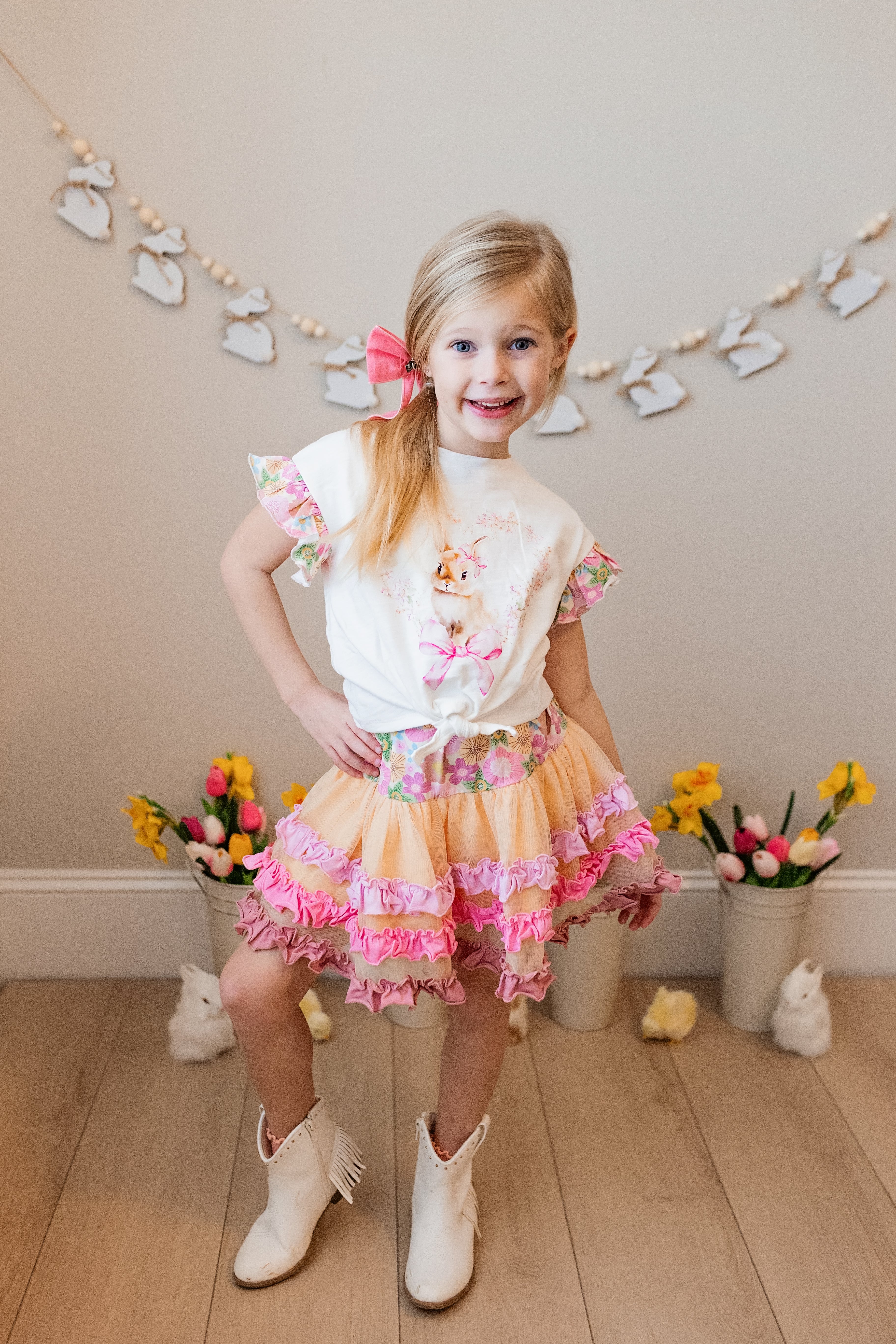 Flora & Flopsy Charm Ruffle Skirt - Image 6