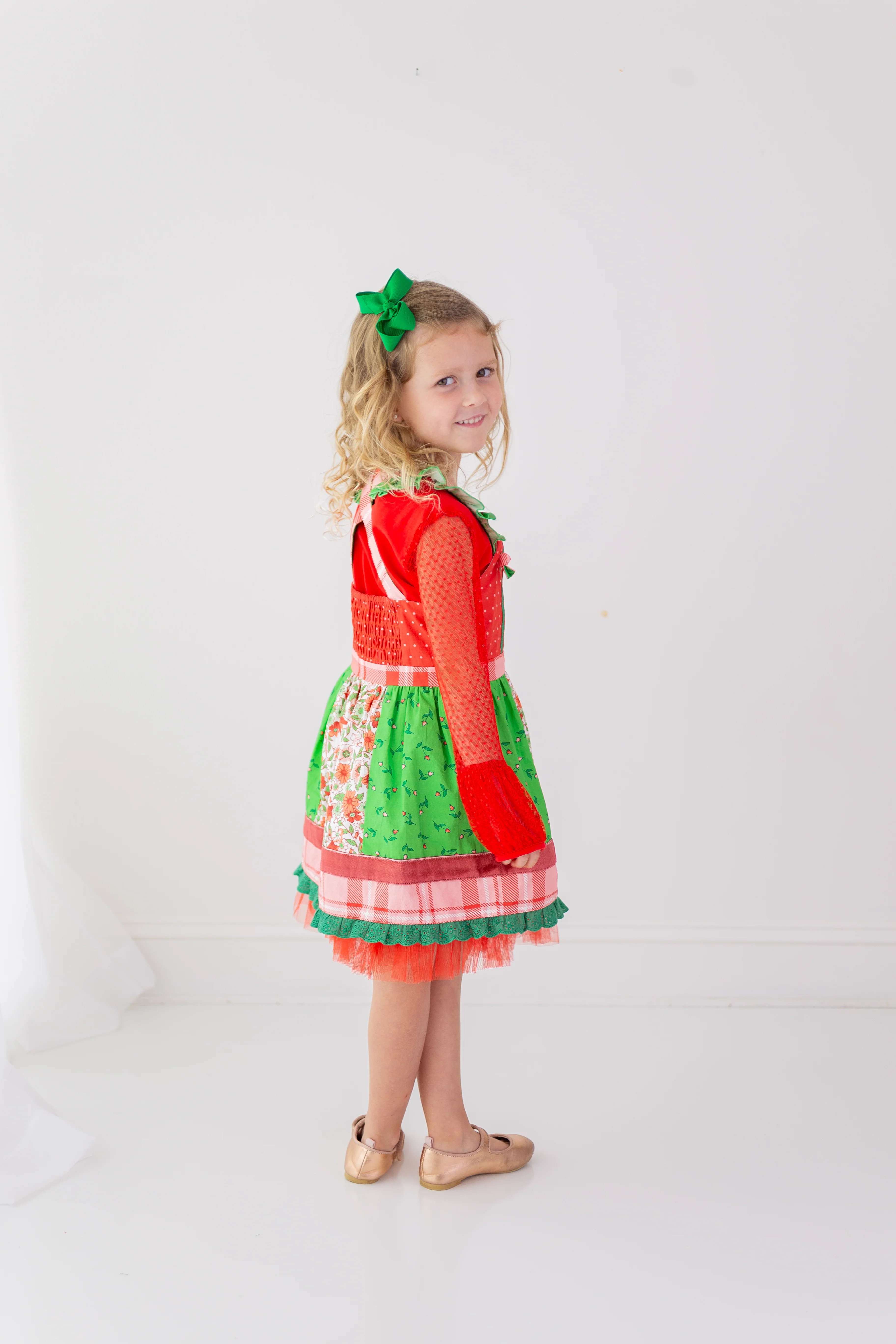 Scarlet Sleigh Ride Lace Tee - Image 3