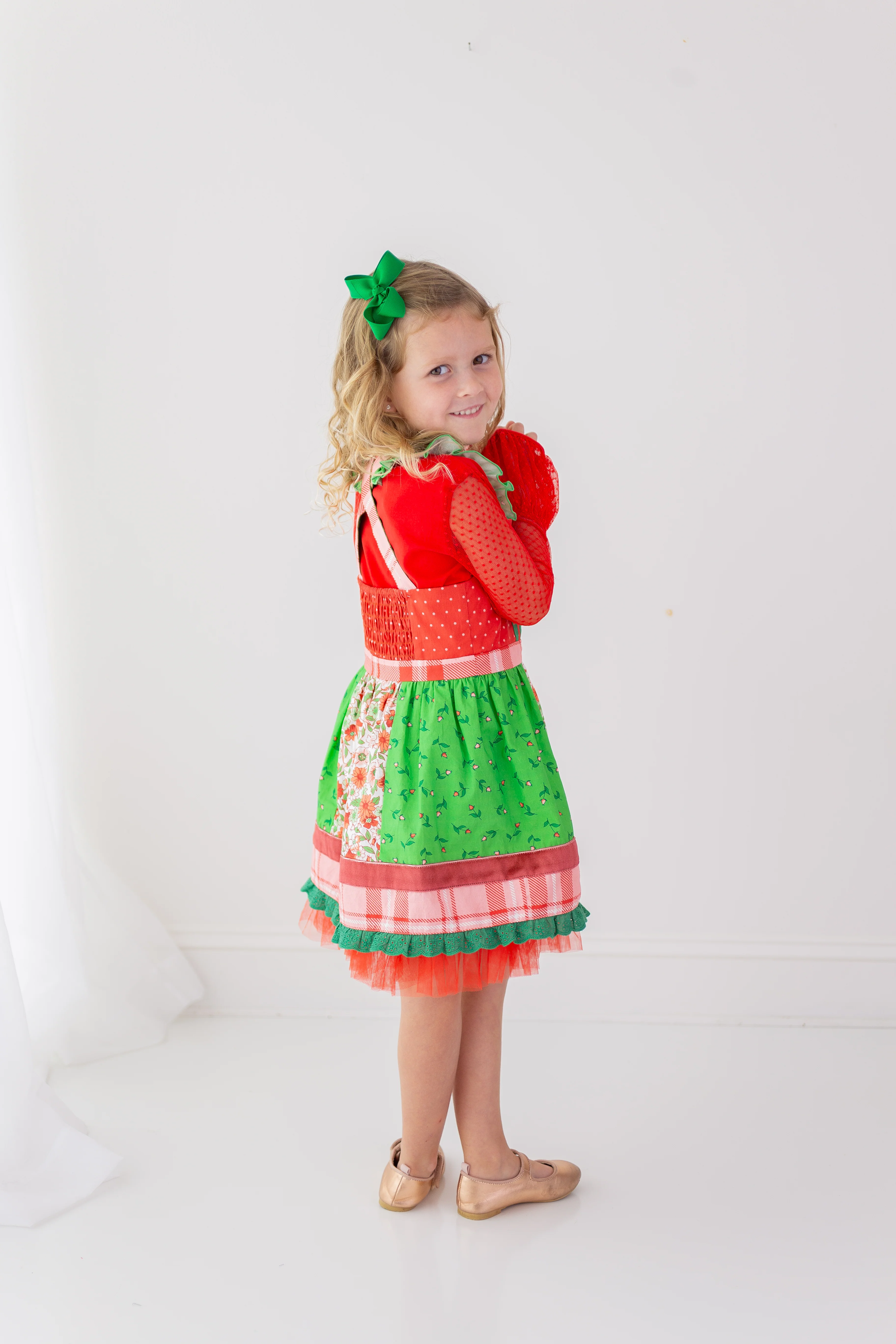 Scarlet Sleigh Ride Lace Tee - Image 4