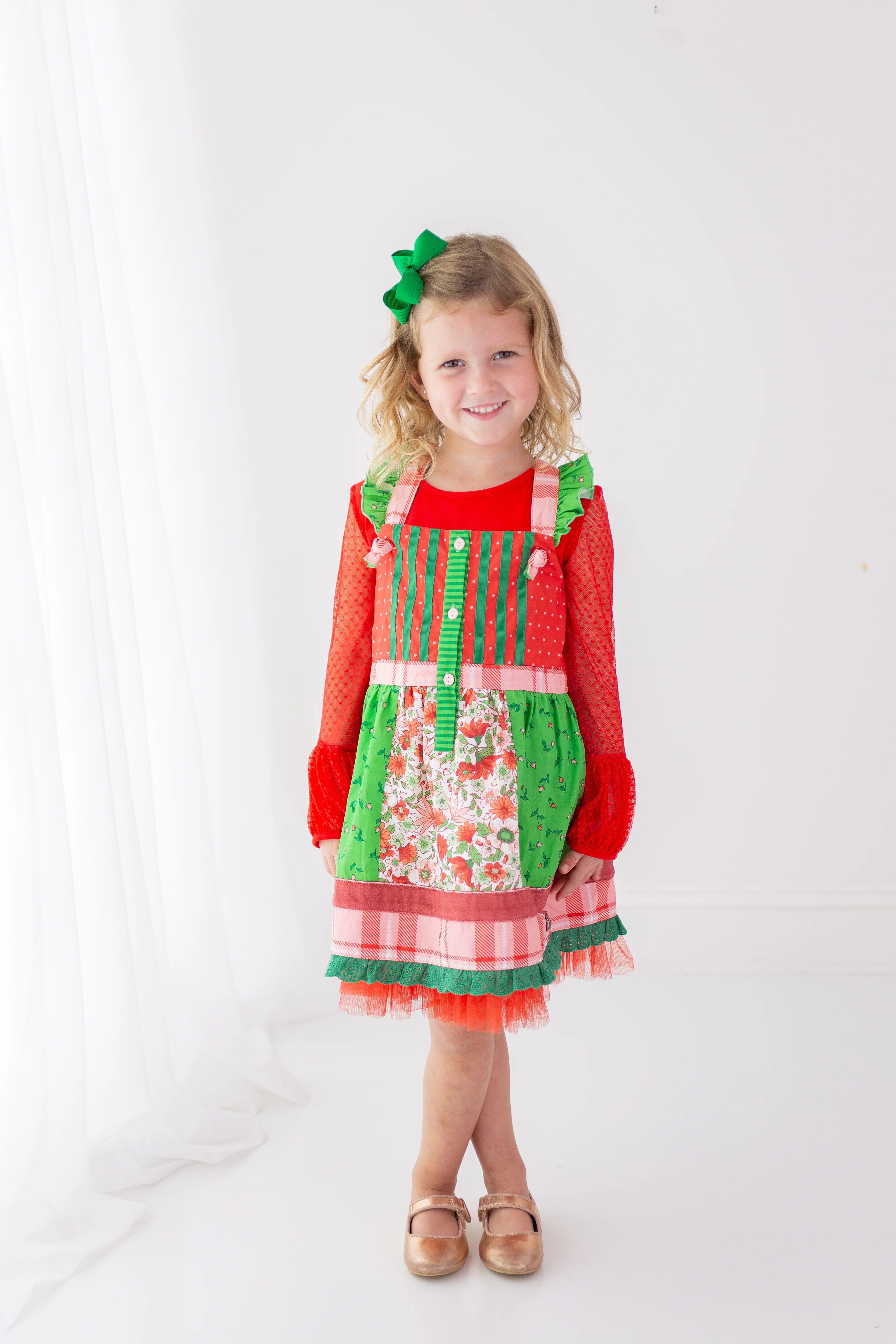 Scarlet Sleigh Ride Lace Tee - Image 5
