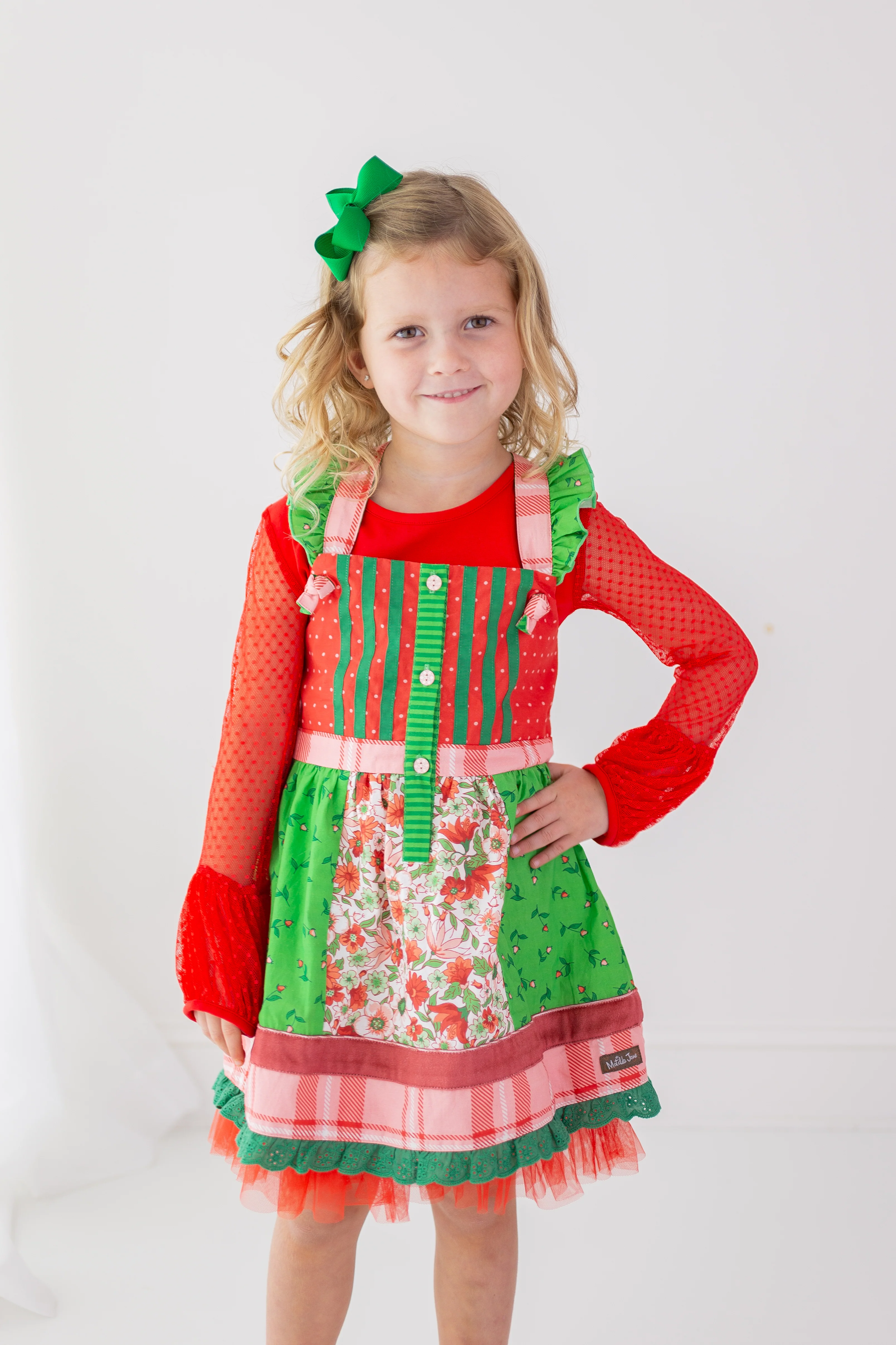Scarlet Sleigh Ride Lace Tee - Image 6