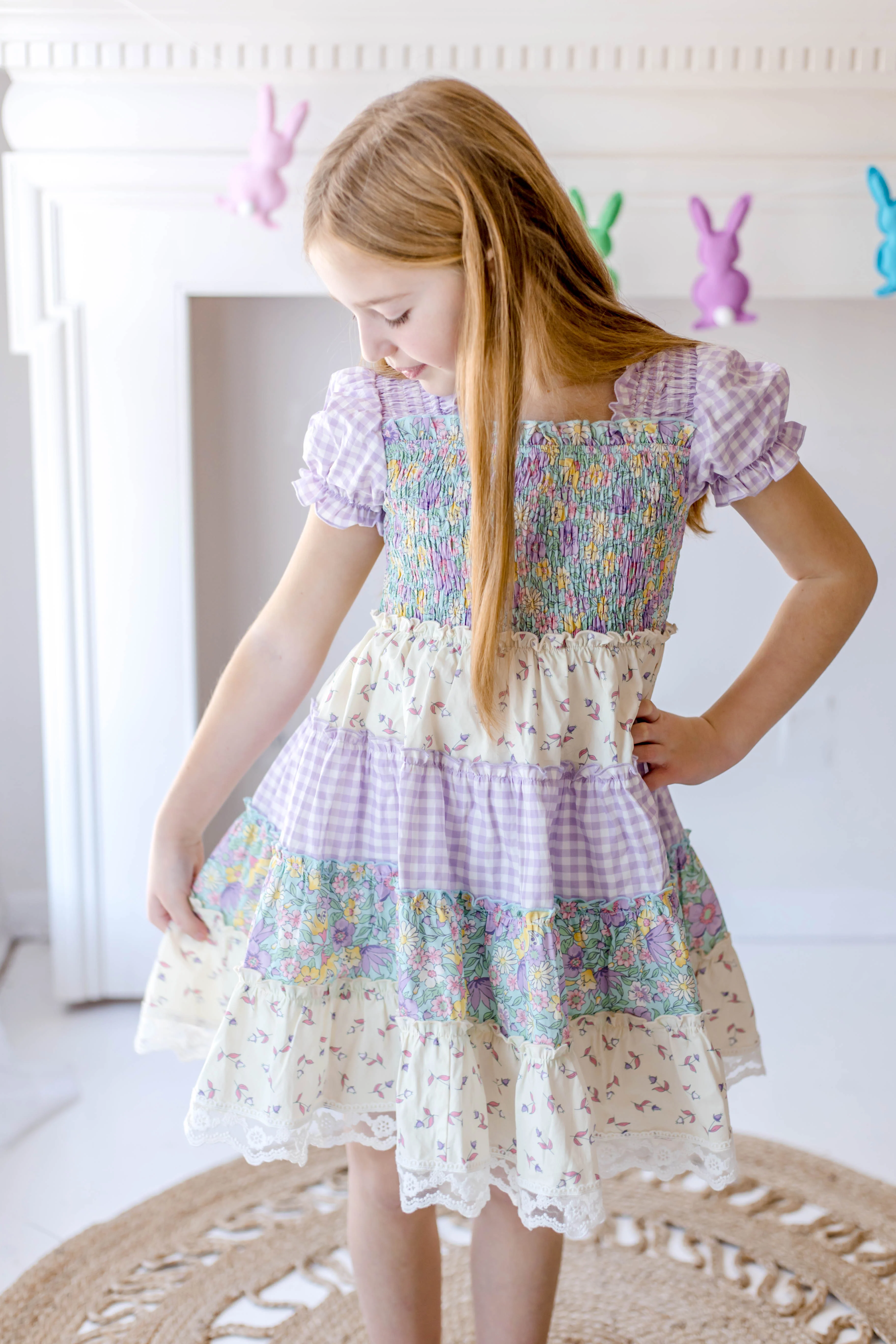 Spring Fling Shirred Dress - Image 5