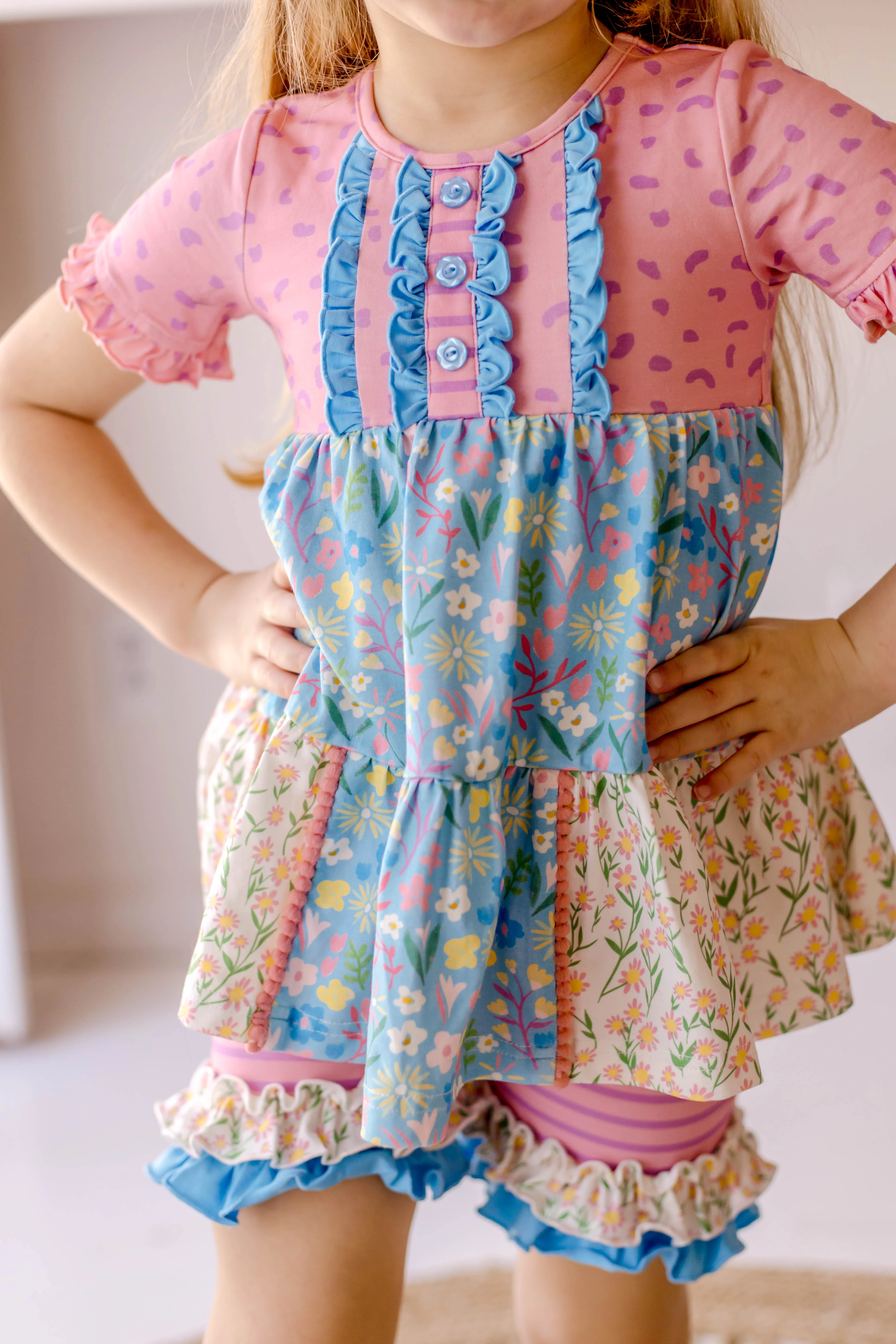 Tickled Pink Ruffle Shorties - Image 3