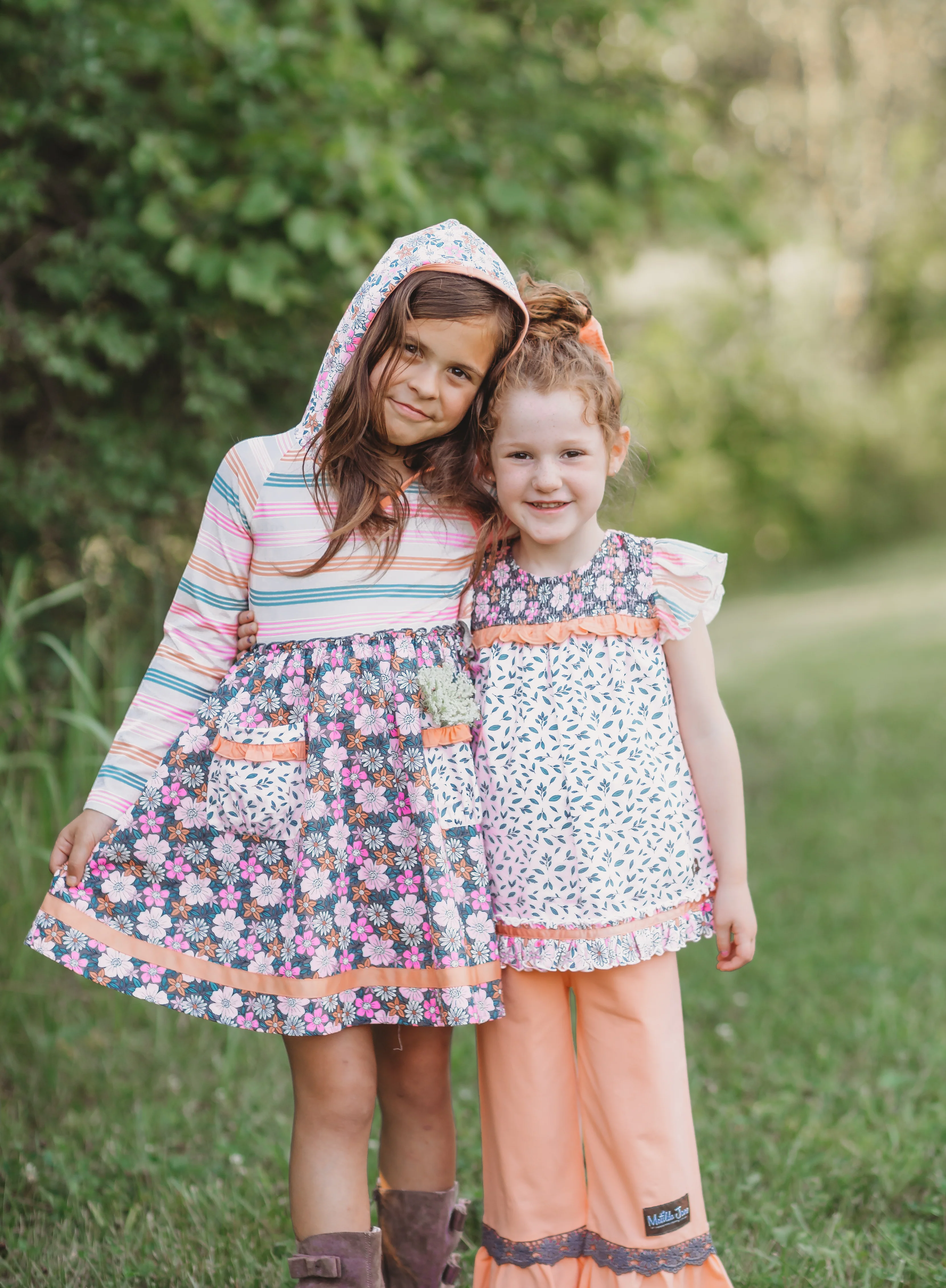 Twilight Blossom Hooded Dress - Image 15