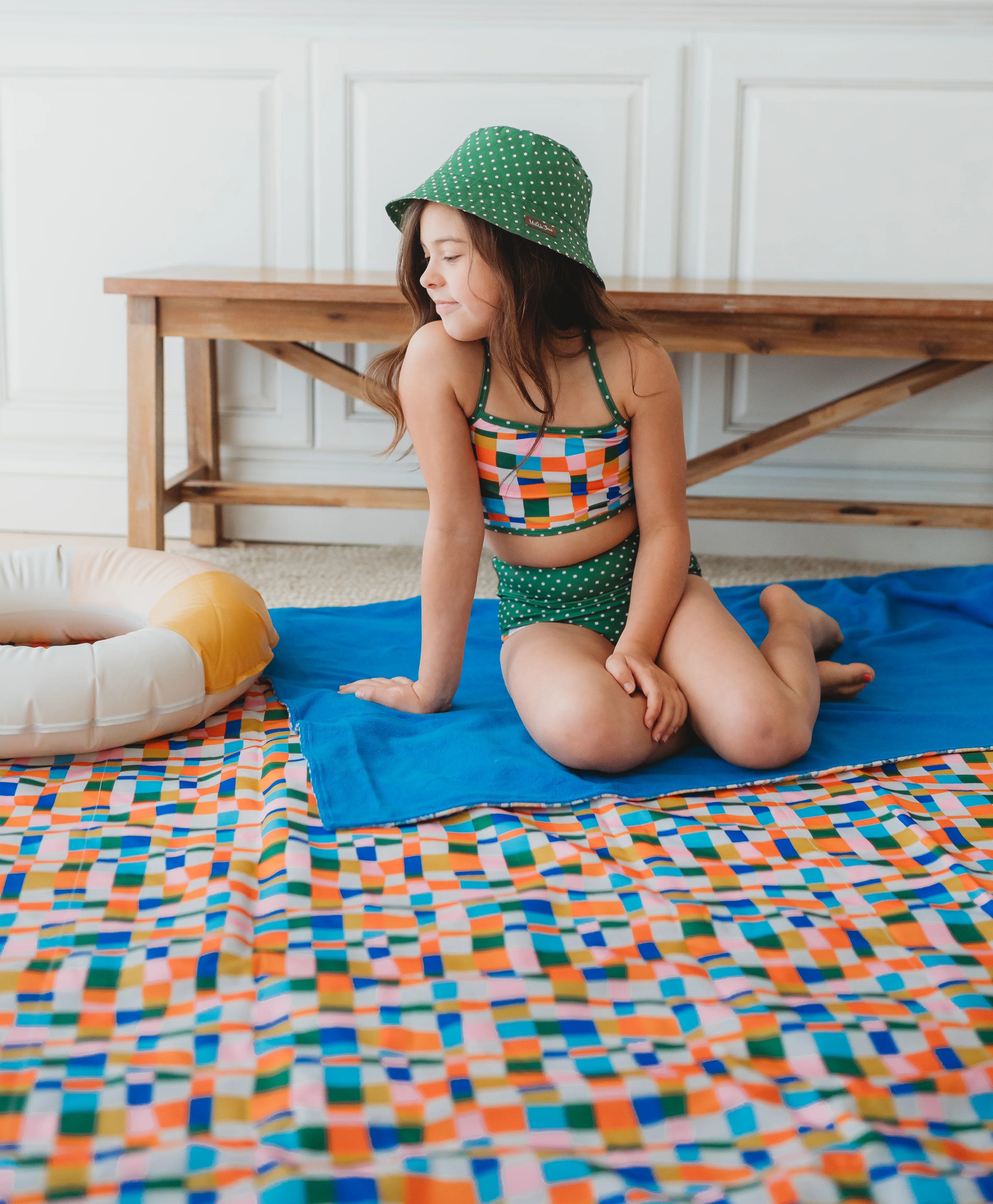 Two Piece Swimsuit | Retro Kaleidoscope - Image 7