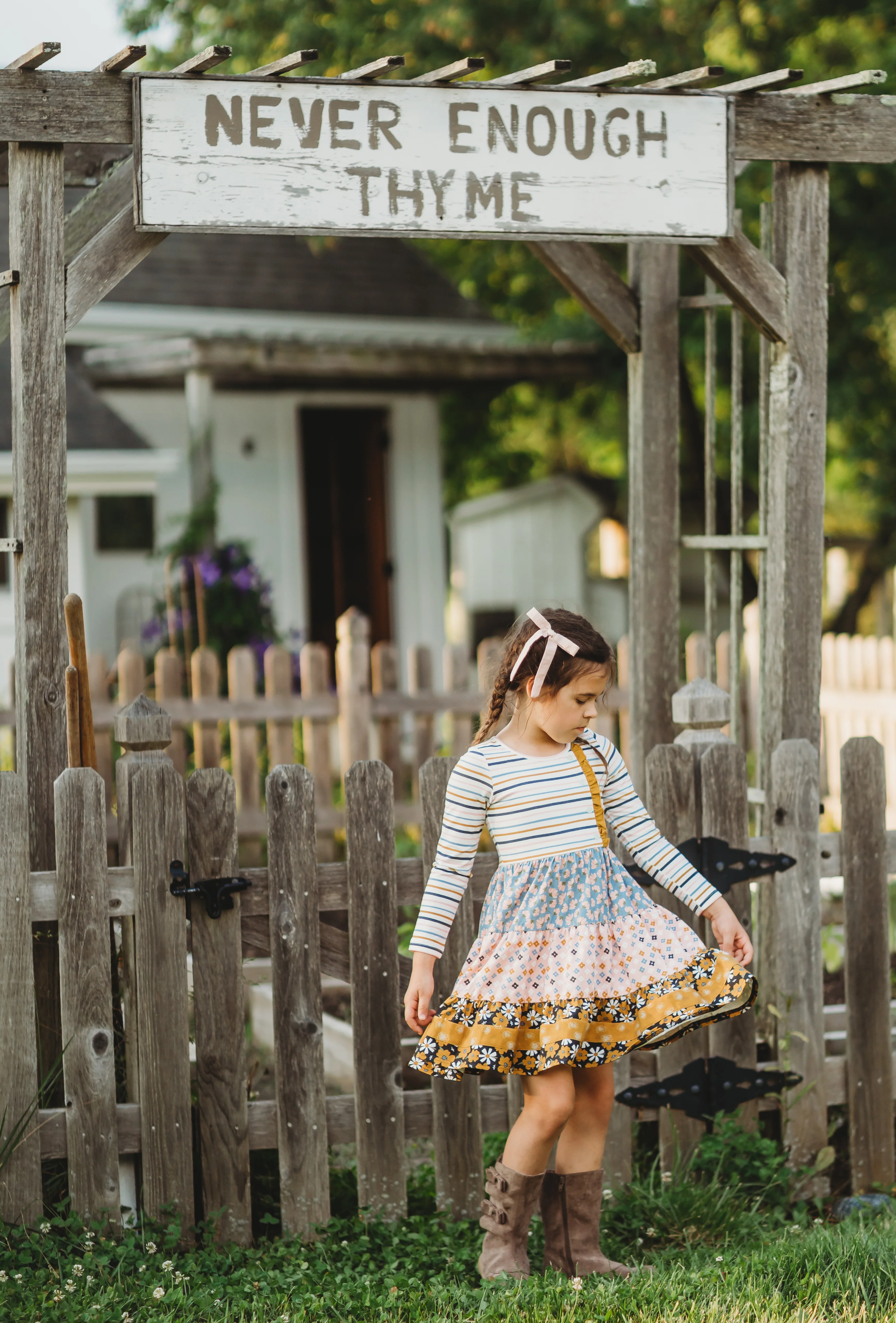 Whimsy Woods Ruffle Dress - Image 19