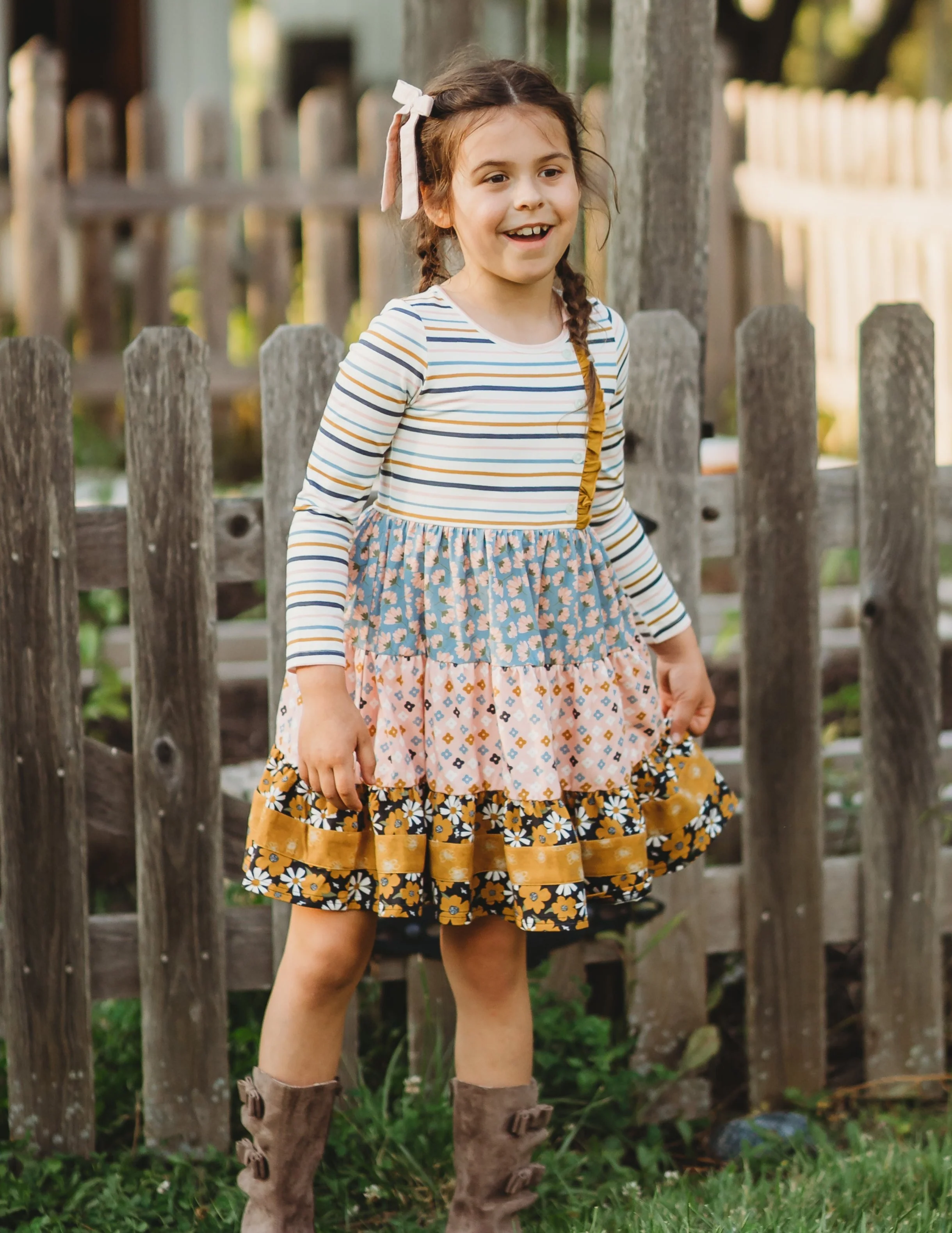 Whimsy Woods Ruffle Dress - Image 7